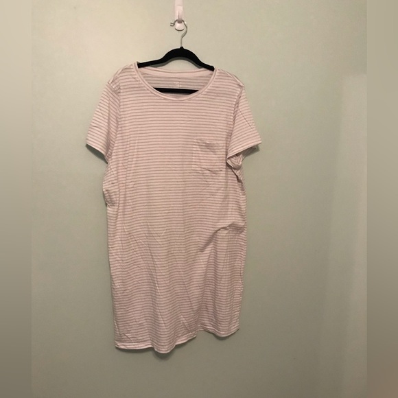 Jockey Grey and White Stripe Dress Size 2X - Picture 2 of 7